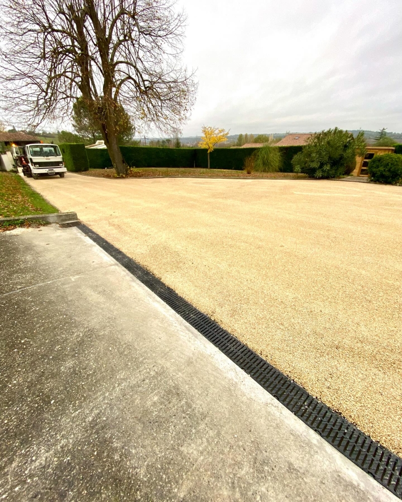Goudronnage calcaire, Nérac, ETPB