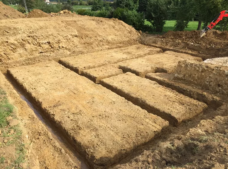 Terrassement plateforme et fondation