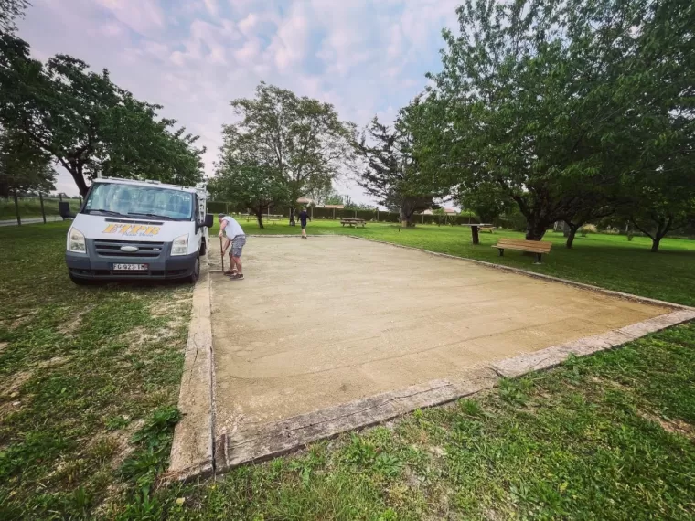 Terrain de pétanque, Le Fréchou, ETPB